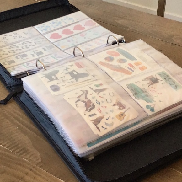 Creative memories Scrapbook/crafting LARGE lot with case